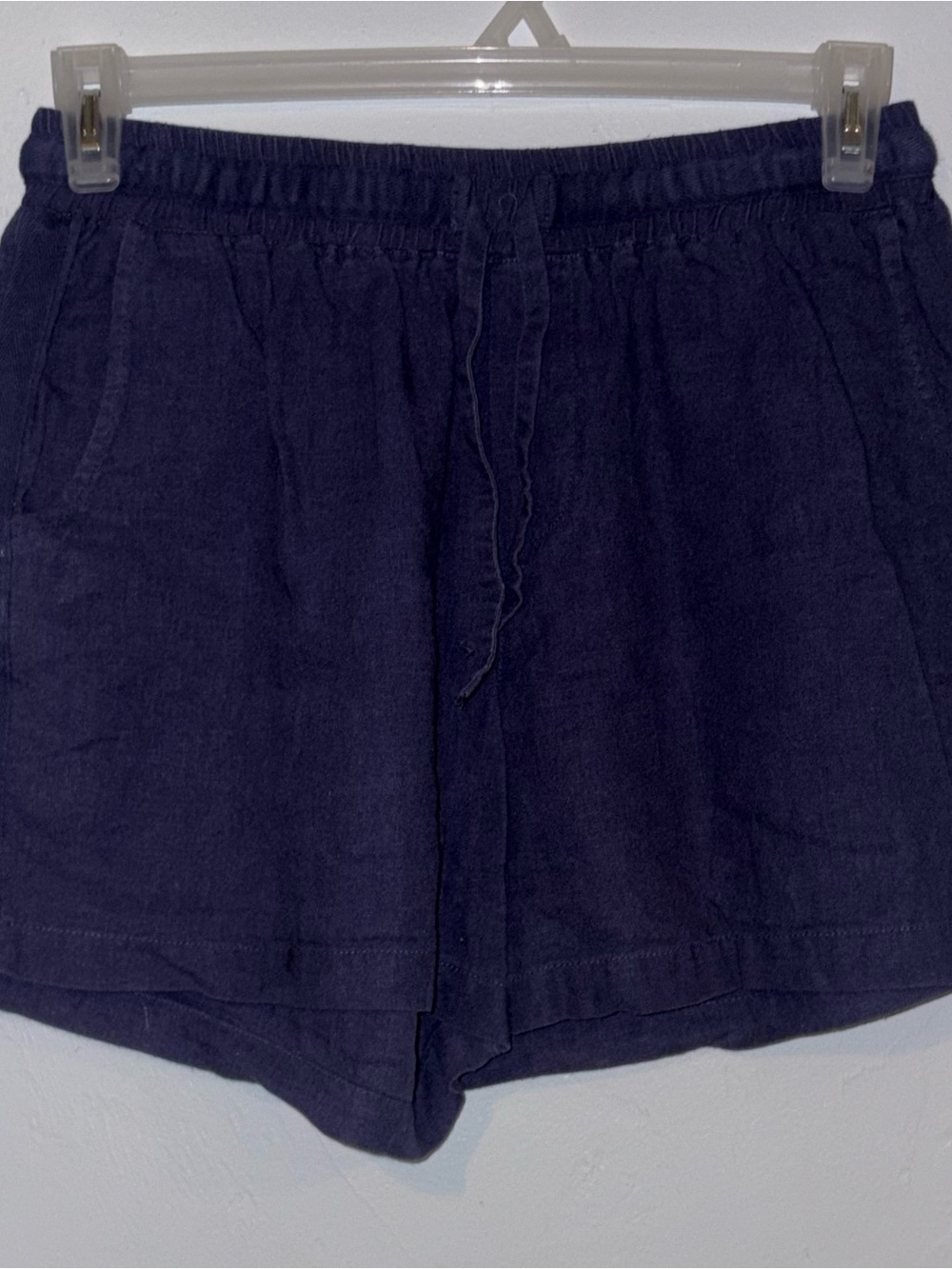 Velvet Heart Navy Pull on Shorts